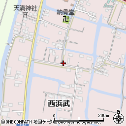 福岡県柳川市西浜武299周辺の地図