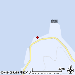 愛媛県宇和島市日振島707周辺の地図