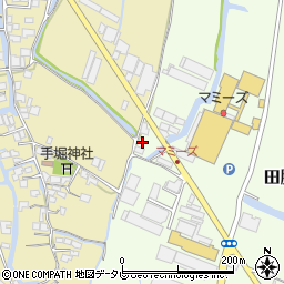 福岡県柳川市田脇1周辺の地図