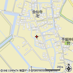 福岡県柳川市間878-1周辺の地図