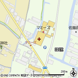福岡県柳川市田脇137周辺の地図