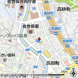 ローソン佐世保天満町店周辺の地図