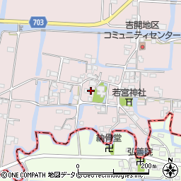 福岡県柳川市三橋町吉開100周辺の地図