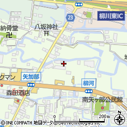 福岡県柳川市三橋町柳河594周辺の地図