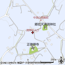 渕神社入口周辺の地図