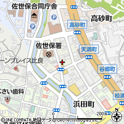 共栄火災海上保険株式会社　九州支店佐世保支社周辺の地図