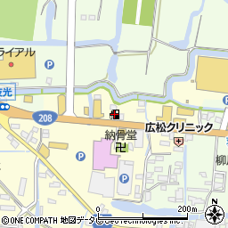 コスモ柳川バイパスＳＳ周辺の地図