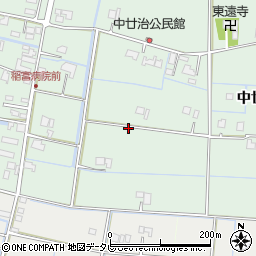 佐賀県白石町（杵島郡）中廿治周辺の地図