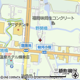 福岡県柳川市三橋町柳河757周辺の地図