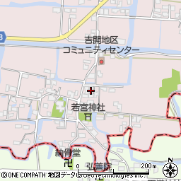 福岡県柳川市三橋町吉開213周辺の地図