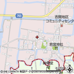 福岡県柳川市三橋町吉開79周辺の地図