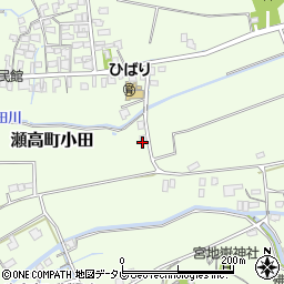 福岡県みやま市瀬高町小田1219周辺の地図