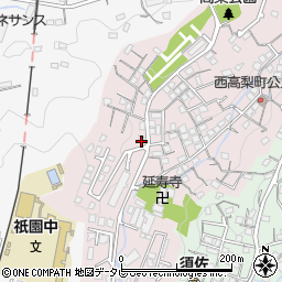 長崎県佐世保市高梨町2-27周辺の地図
