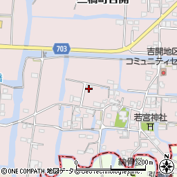 福岡県柳川市三橋町吉開83周辺の地図