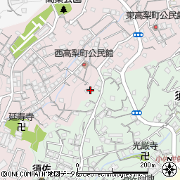 長崎県佐世保市高梨町12-33周辺の地図