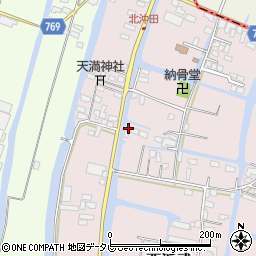 福岡県柳川市西浜武137周辺の地図