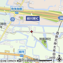 福岡県柳川市三橋町柳河639周辺の地図