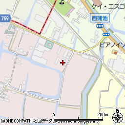 福岡県柳川市西浜武26周辺の地図