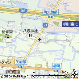 福岡県柳川市三橋町柳河644周辺の地図
