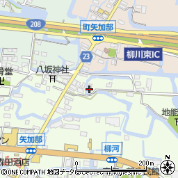 福岡県柳川市三橋町柳河609周辺の地図