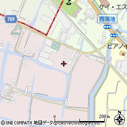 福岡県柳川市西浜武27周辺の地図