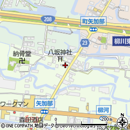 福岡県柳川市三橋町柳河668周辺の地図