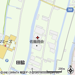 福岡県柳川市田脇293周辺の地図