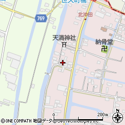 福岡県柳川市西浜武111周辺の地図