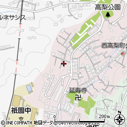 長崎県佐世保市高梨町2-33周辺の地図