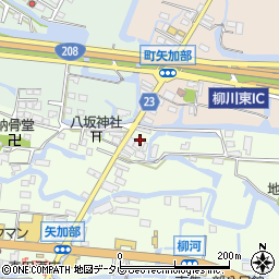 福岡県柳川市三橋町柳河643周辺の地図