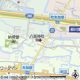 福岡県柳川市三橋町柳河674周辺の地図