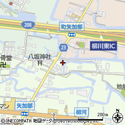 福岡県柳川市三橋町柳河641周辺の地図