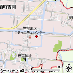 福岡県柳川市三橋町吉開223周辺の地図
