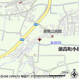 福岡県みやま市瀬高町小田1166周辺の地図