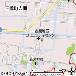 福岡県柳川市三橋町吉開65周辺の地図