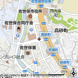 長崎県佐世保市高砂町4-3周辺の地図