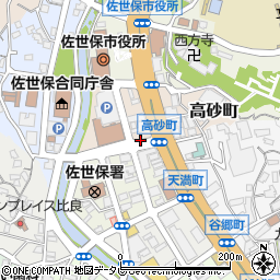 長崎県佐世保市高砂町4-2周辺の地図