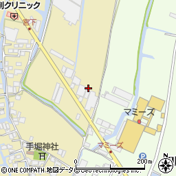 福岡県柳川市間723-1周辺の地図