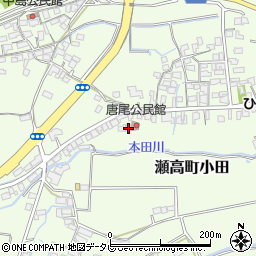 福岡県みやま市瀬高町小田1153周辺の地図