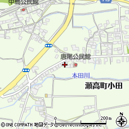福岡県みやま市瀬高町小田1156周辺の地図