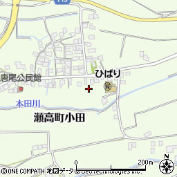 福岡県みやま市瀬高町小田1113周辺の地図