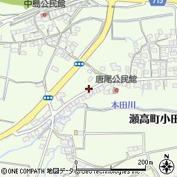 福岡県みやま市瀬高町小田988周辺の地図