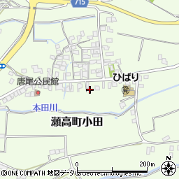 福岡県みやま市瀬高町小田1125周辺の地図