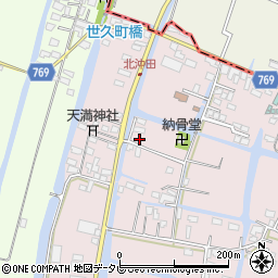 福岡県柳川市西浜武132-4周辺の地図