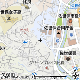 長崎県佐世保市木場田町4周辺の地図