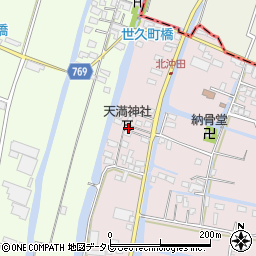 福岡県柳川市西浜武130周辺の地図