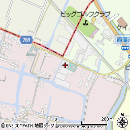 福岡県柳川市西浜武36周辺の地図