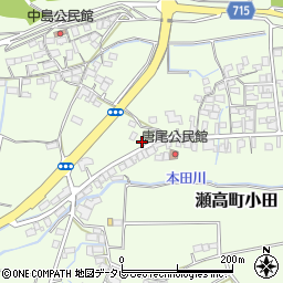 福岡県みやま市瀬高町小田989周辺の地図