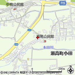福岡県みやま市瀬高町小田990周辺の地図
