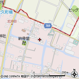 福岡県柳川市西浜武58周辺の地図